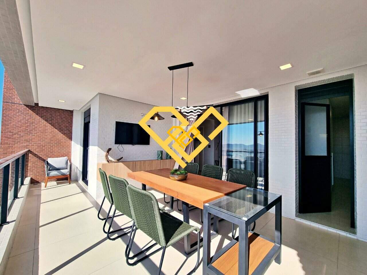 Apartamento à venda no Aparecida: Varanda