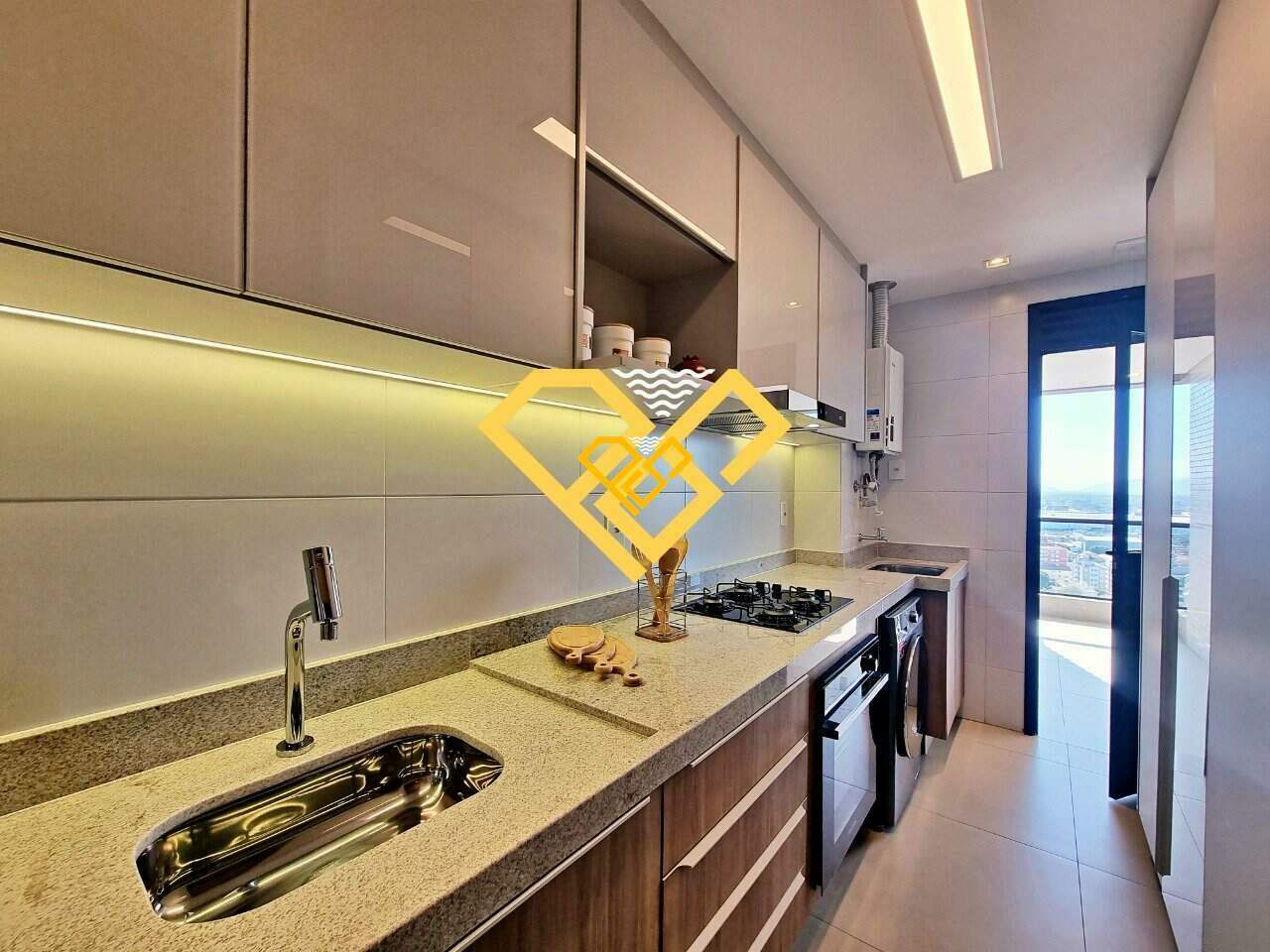 Apartamento à venda no Aparecida: Cozinha