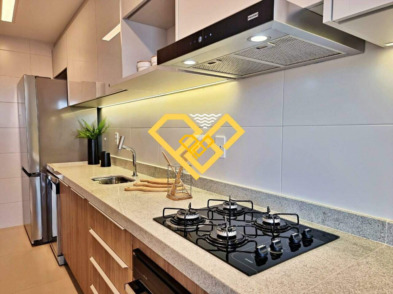 Apartamento à venda no Aparecida: Cozinha