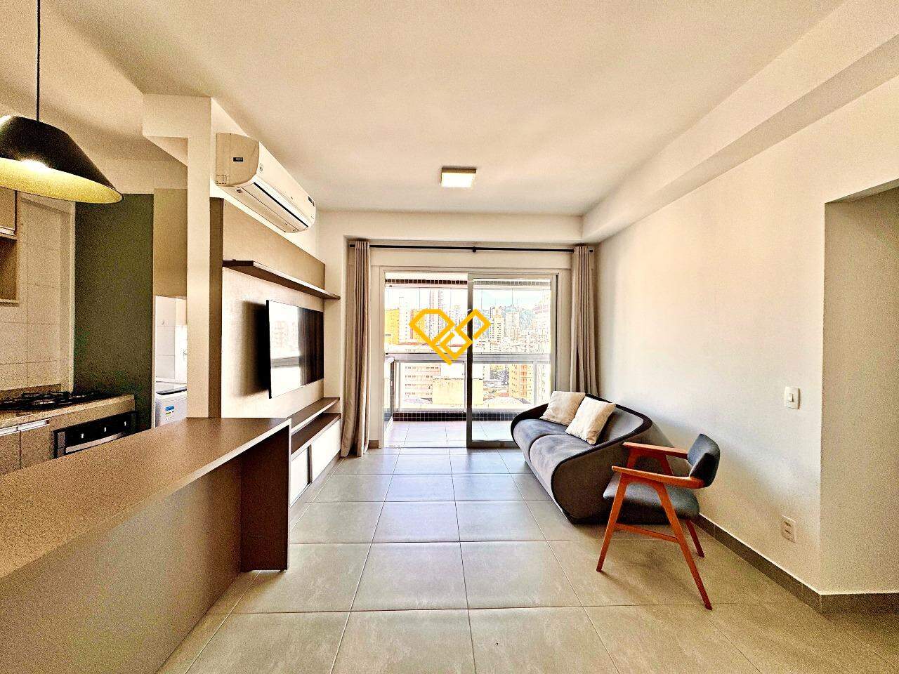 Apartamento à venda no Gonzaga: Sala