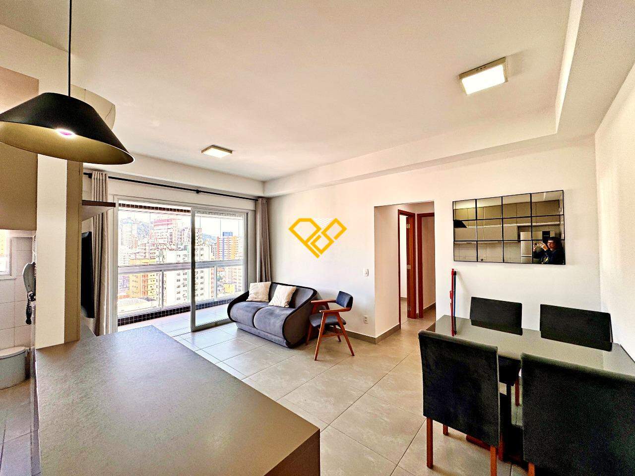 Apartamento à venda no Gonzaga: Sala