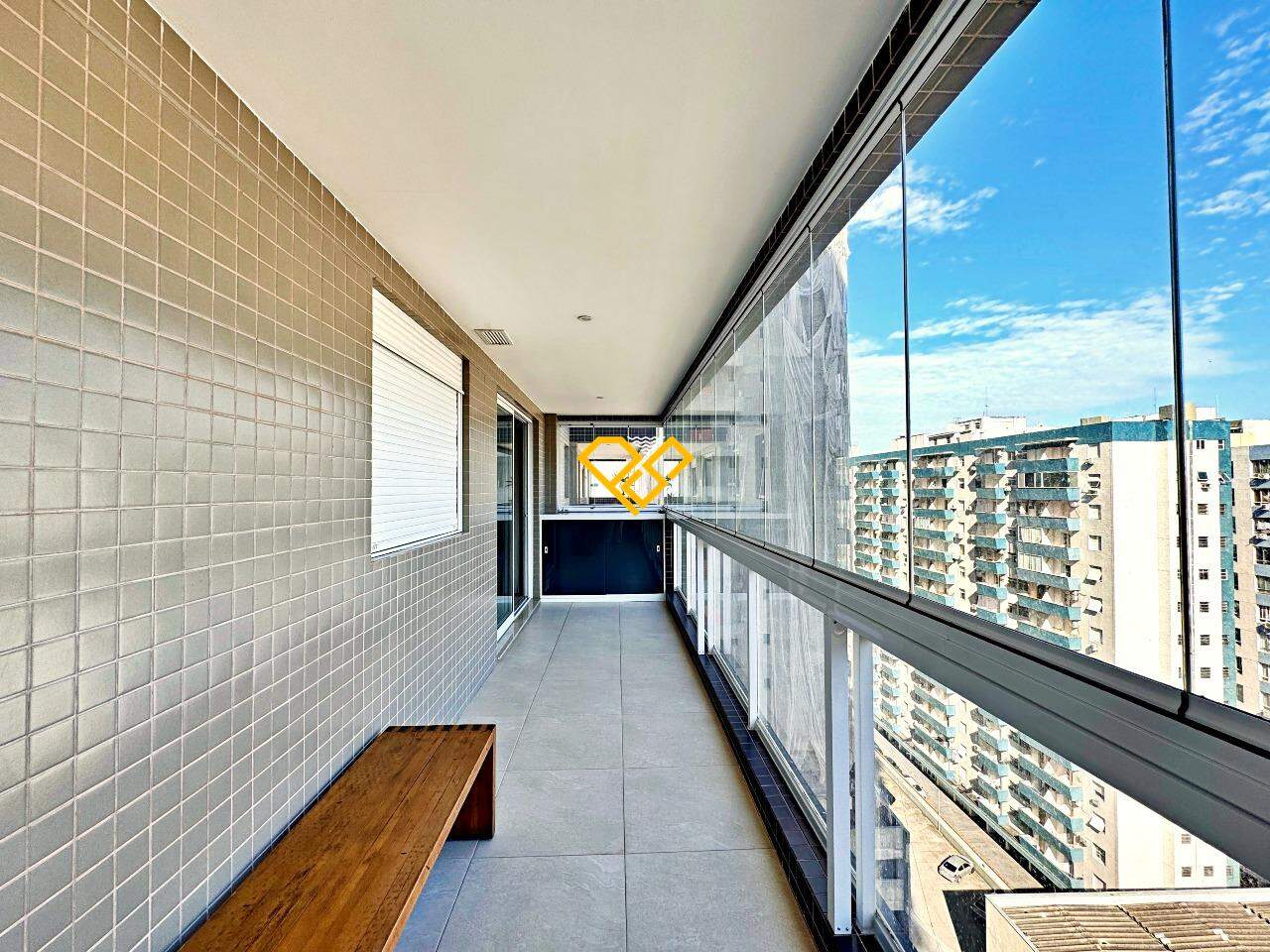 Apartamento à venda no Gonzaga: Varanda