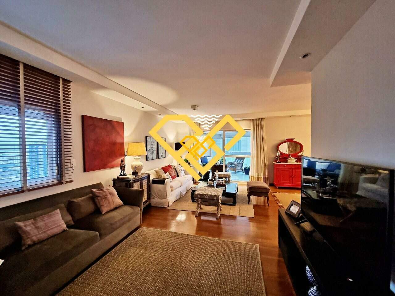 Apartamento à venda no Embaré: Sala de TV