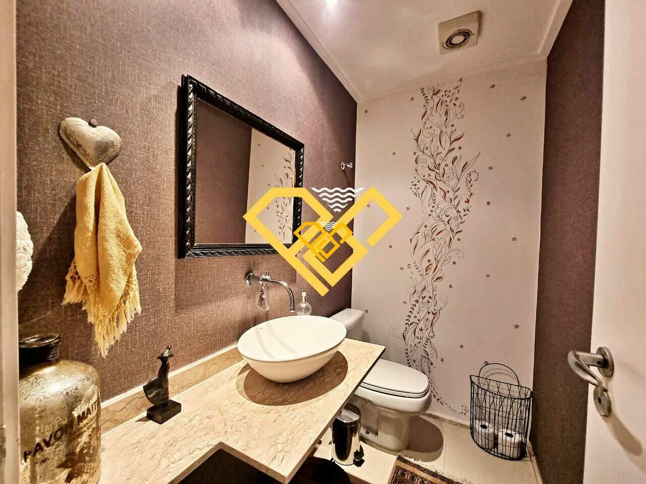 Apartamento à venda no Embaré: Lavabo