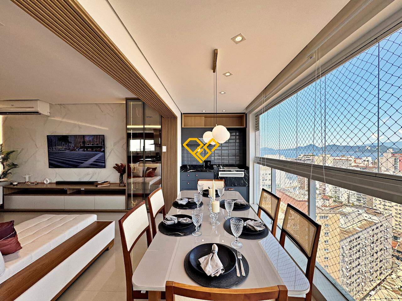 Apartamento à venda no Boqueirão: Varanda e sala