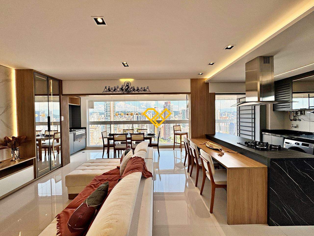 Apartamento à venda no Boqueirão: Sala e cozinha