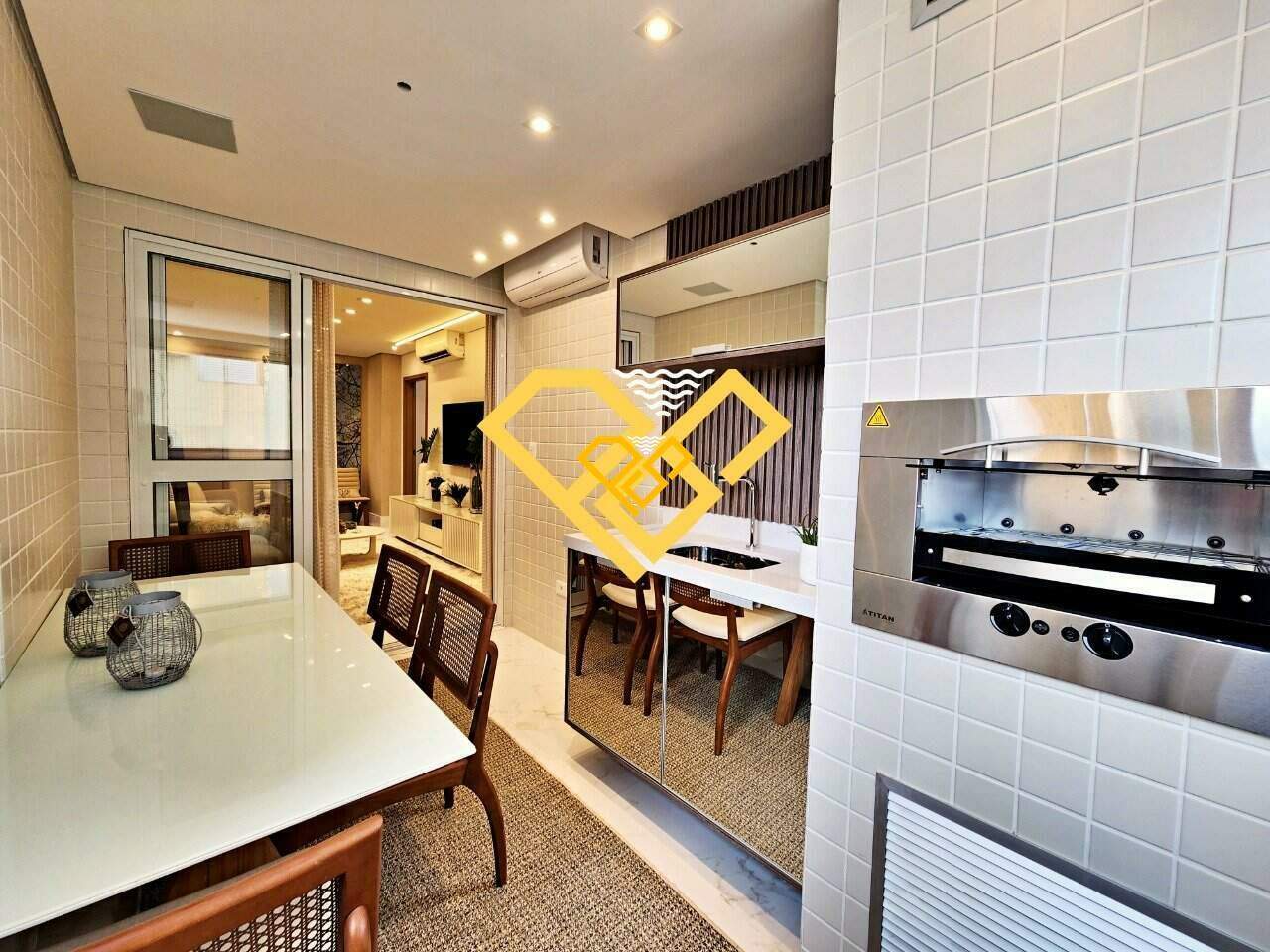 Apartamento à venda no Boqueirão: Varanda gourmet