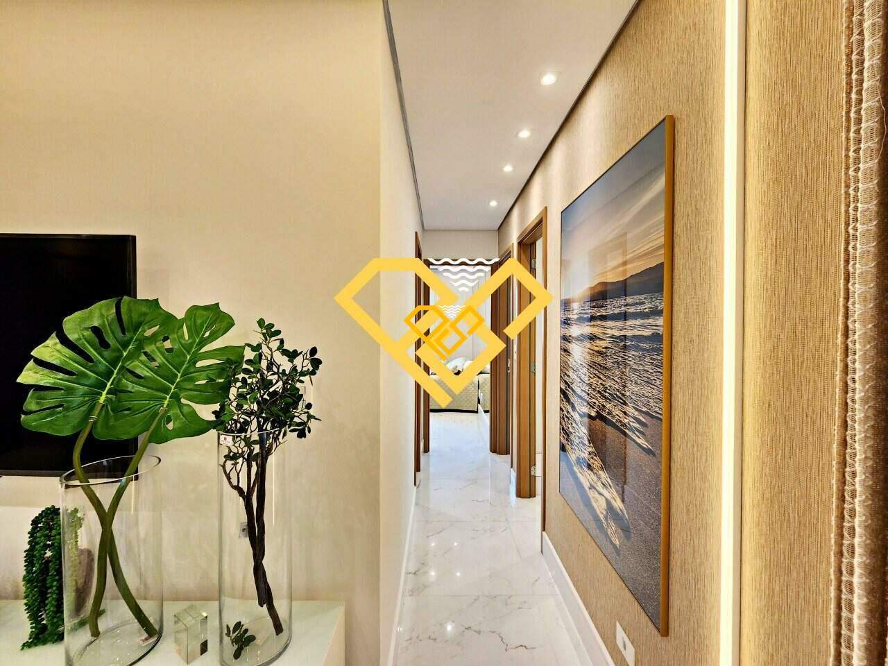 Apartamento à venda no Boqueirão: Hall da área íntima