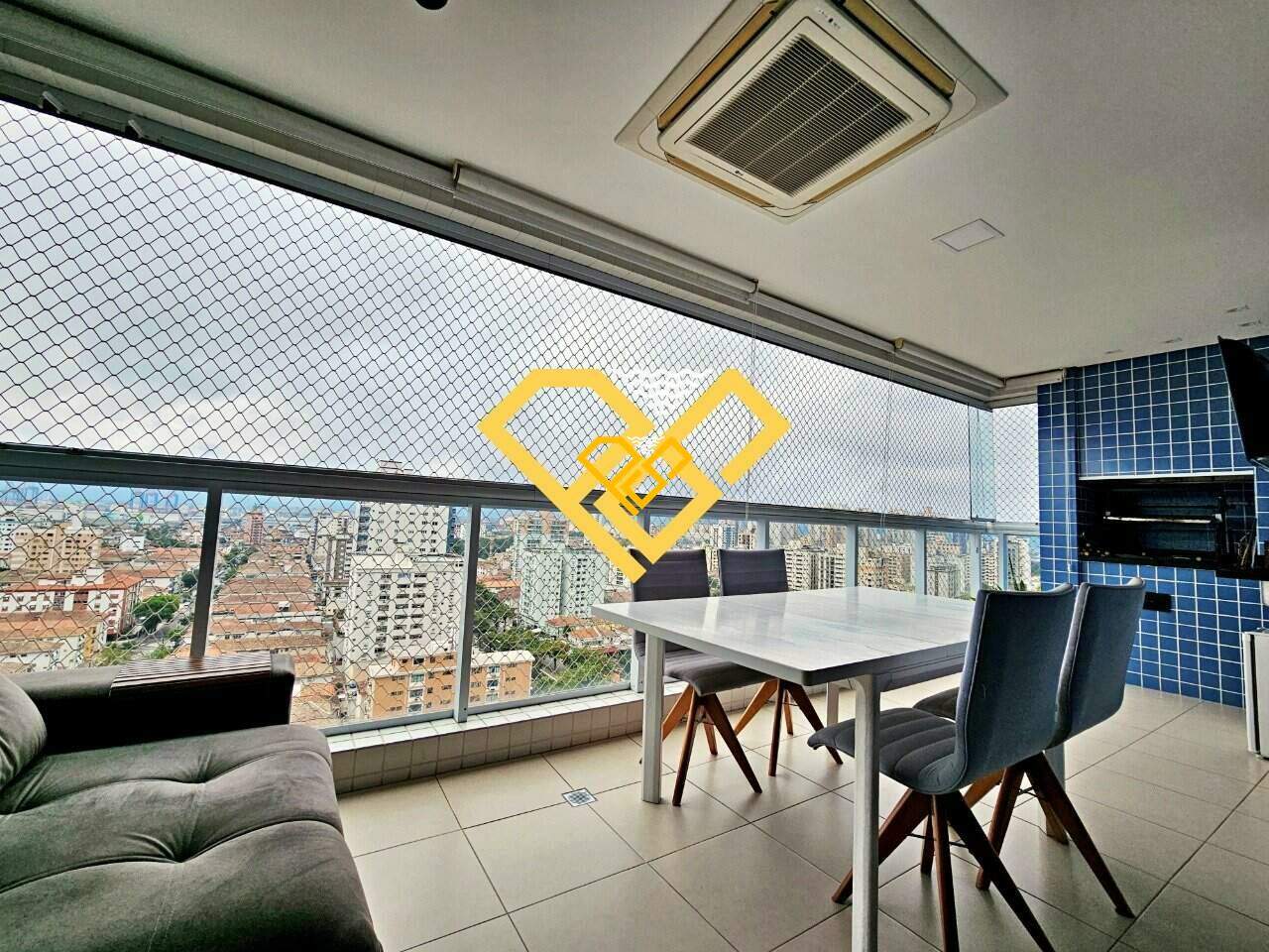 Apartamento à venda no Aparecida: Varanda gourmet