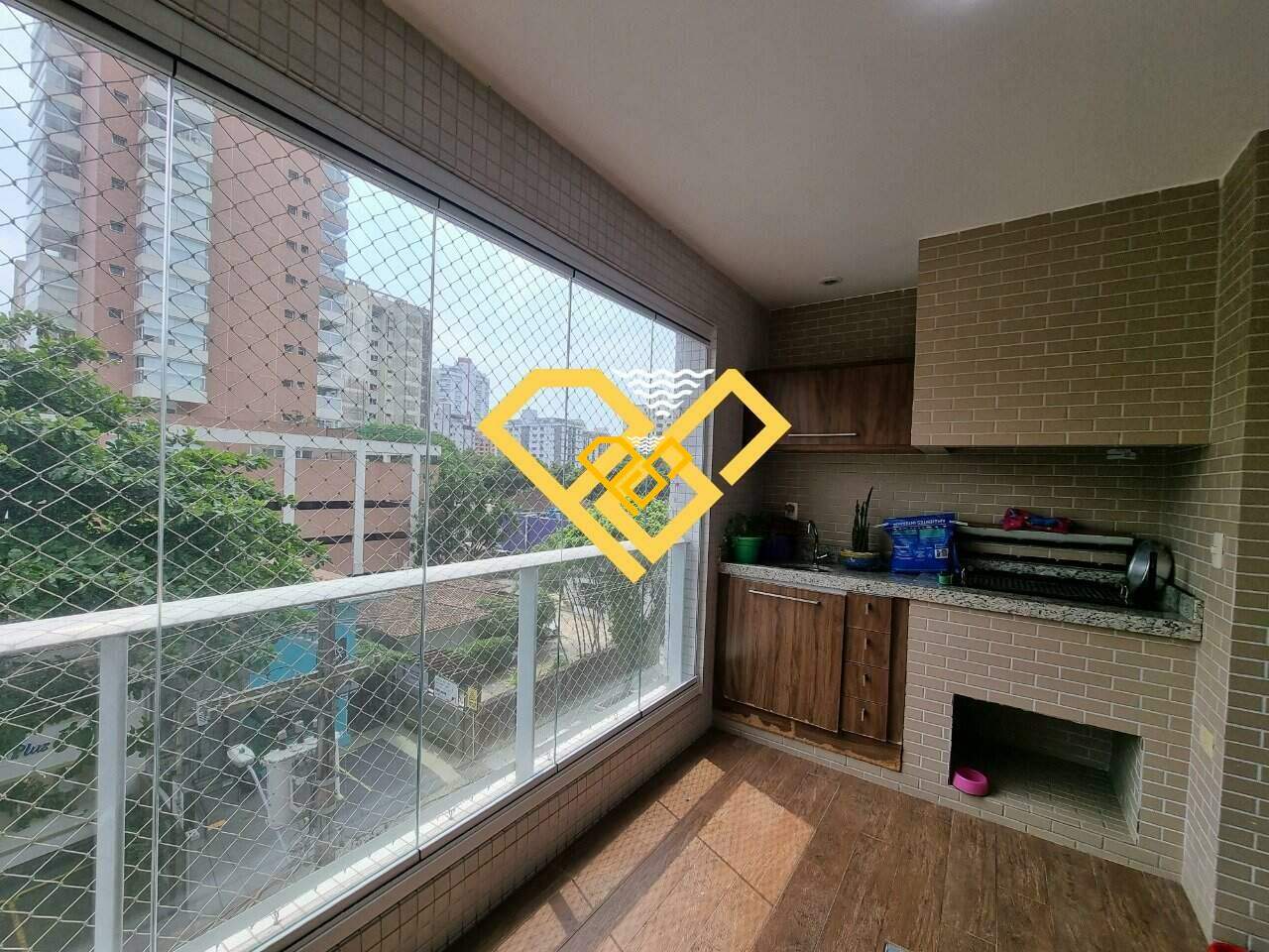 Garden à venda no Gonzaga: Área Gourmet