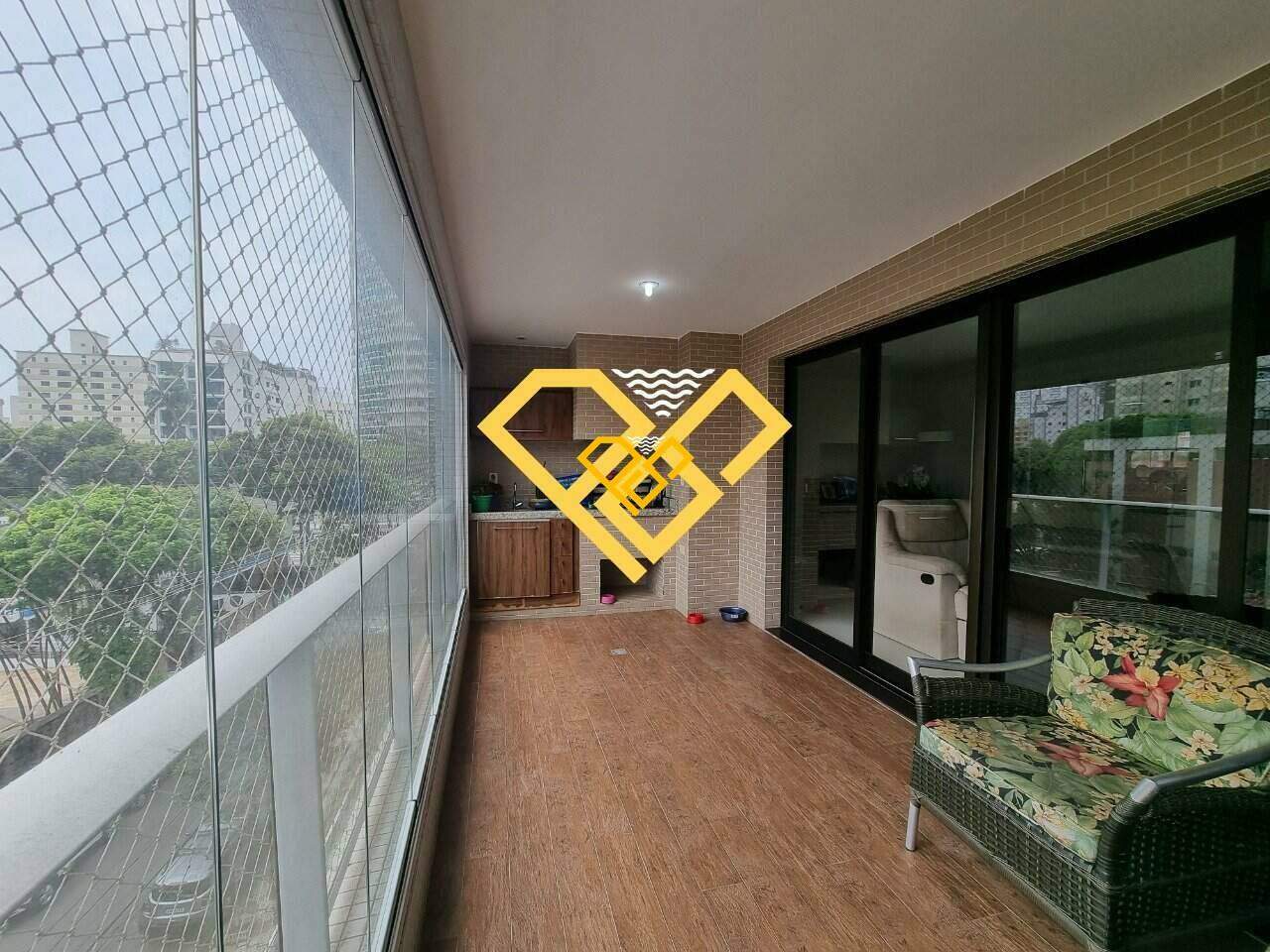 Garden à venda no Gonzaga: Varanda Gourmet