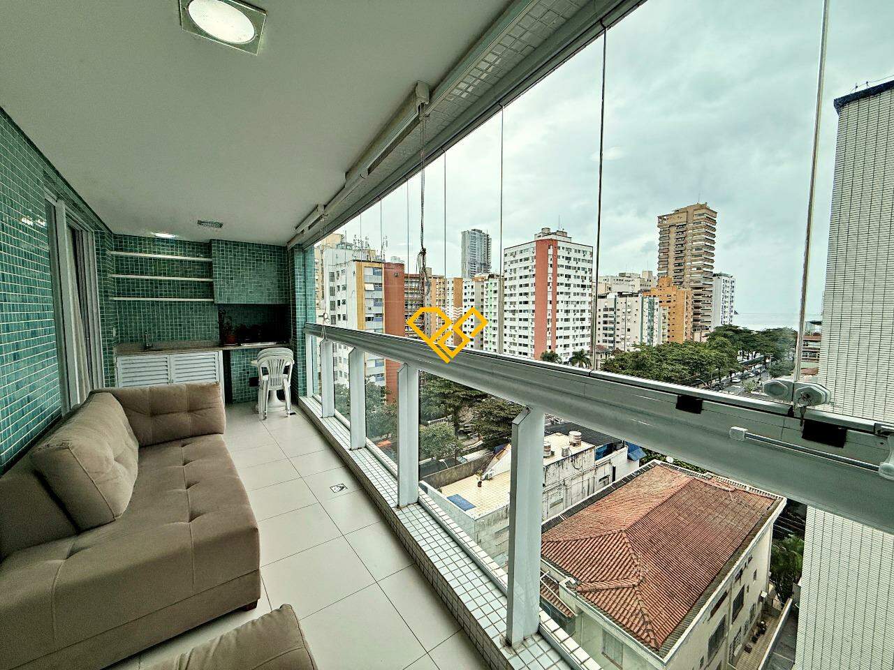 Apartamento à venda no Aparecida: Varanda