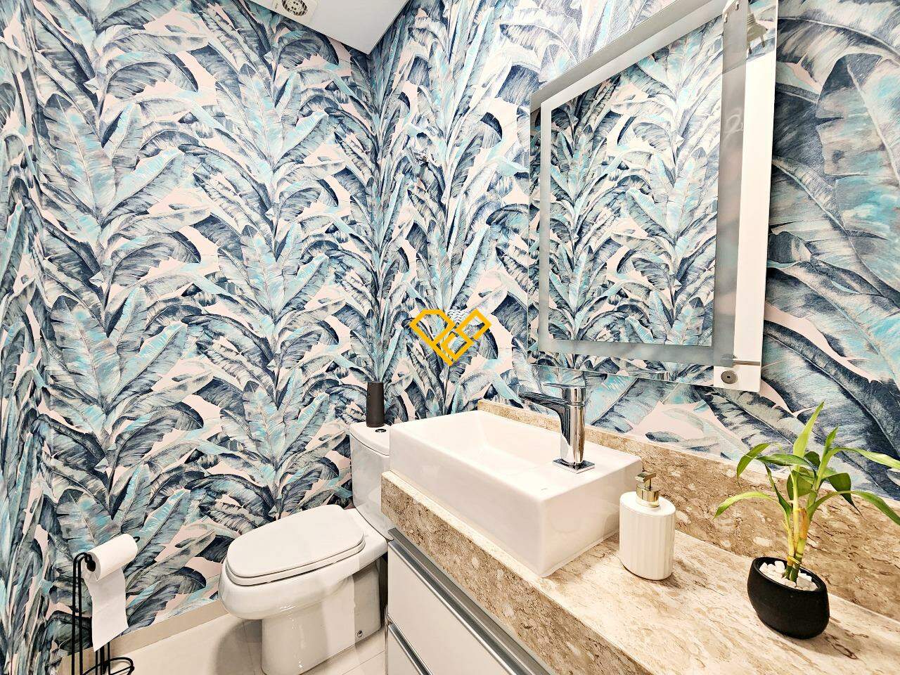 Apartamento à venda no Embaré: Lavabo