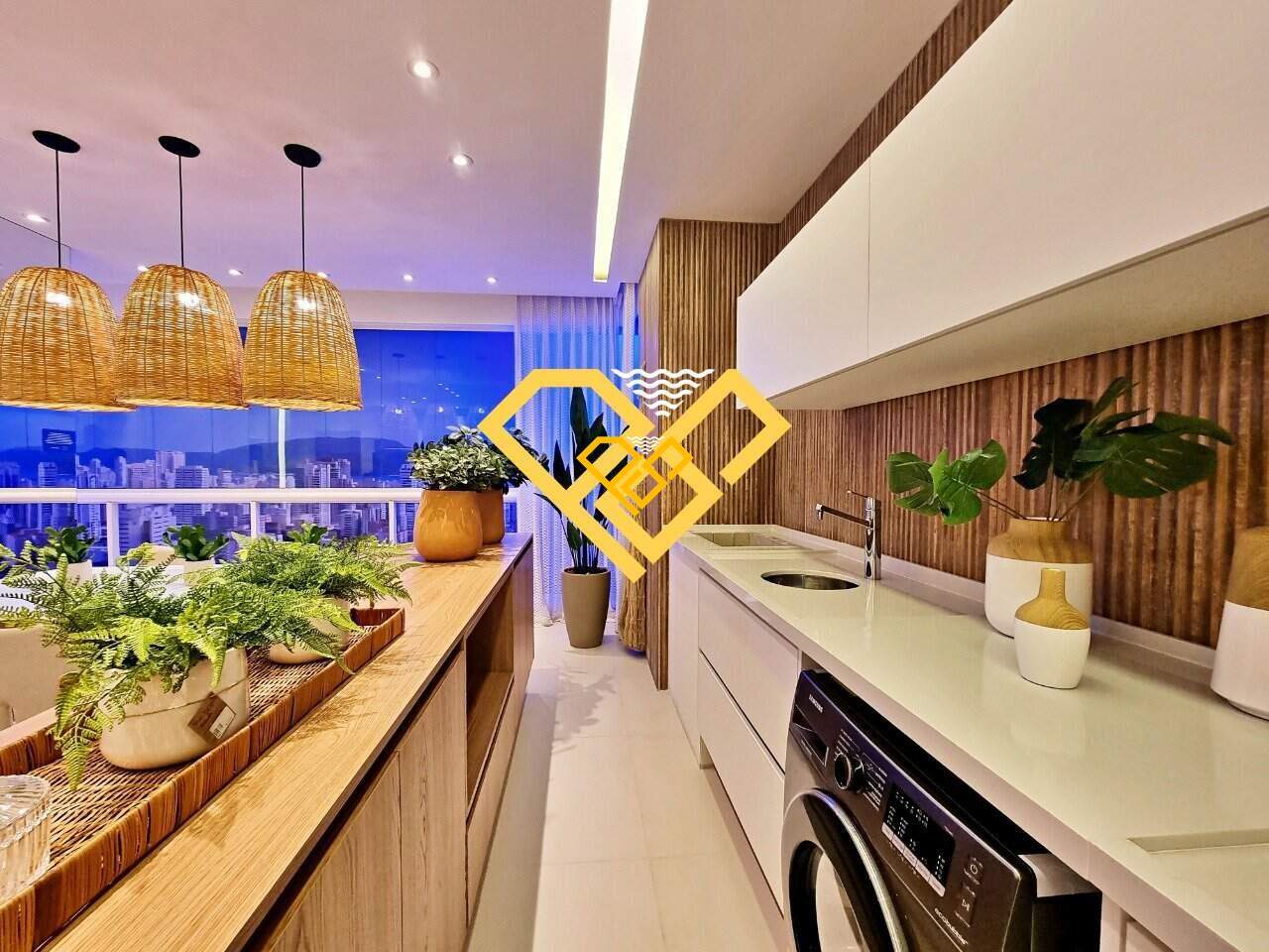 Apartamento à venda no Encruzilhada: área de serviço