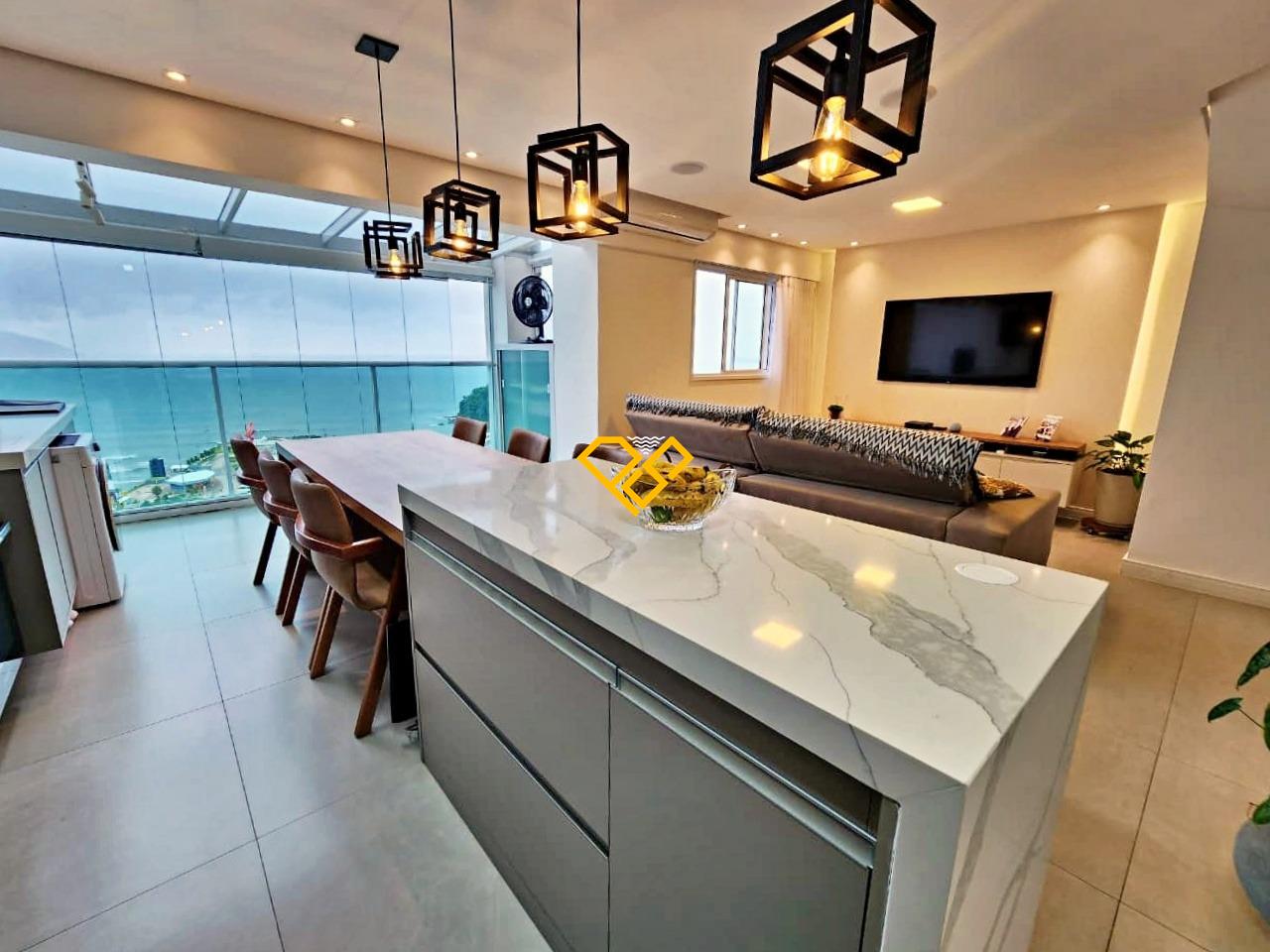 Apartamento Duplex à venda no José Menino: Sala e cozinha integrada