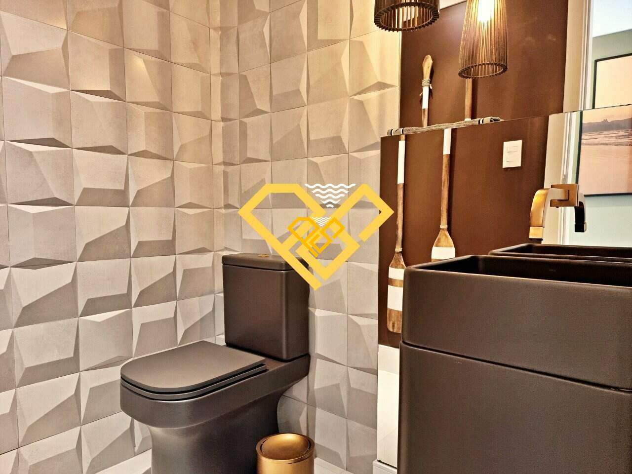 Apartamento à venda no Boqueirão: Lavabo