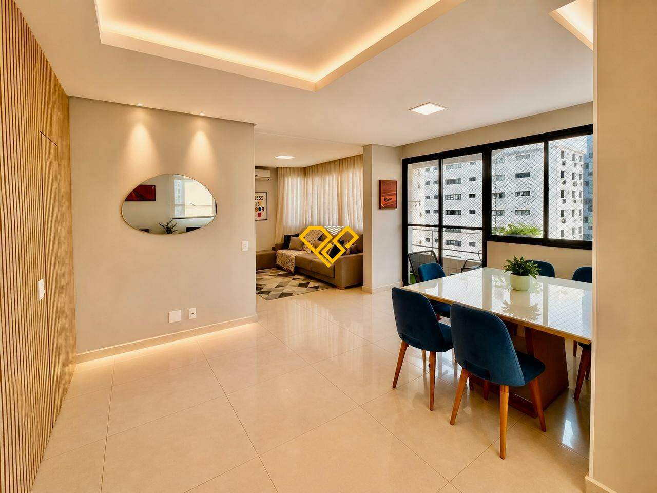 Apartamento à venda no Gonzaga: Sala