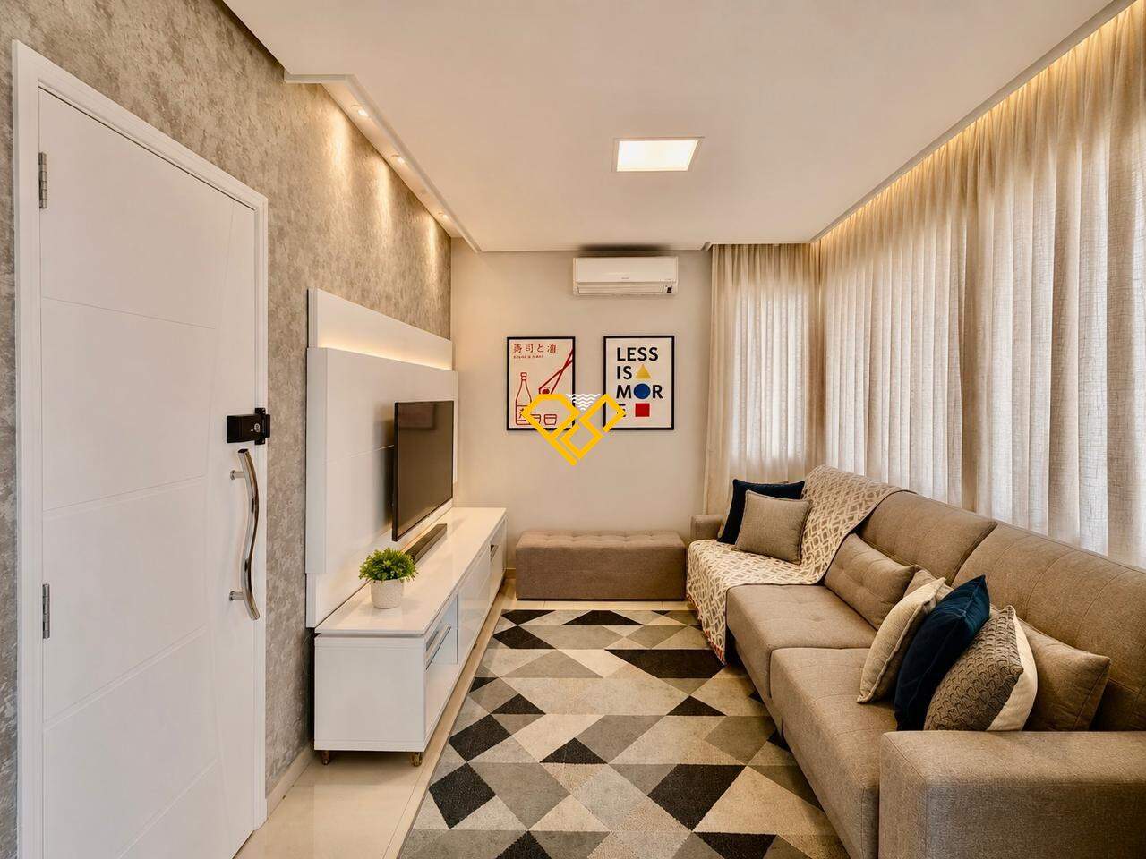 Apartamento à venda no Gonzaga: Sala de tv