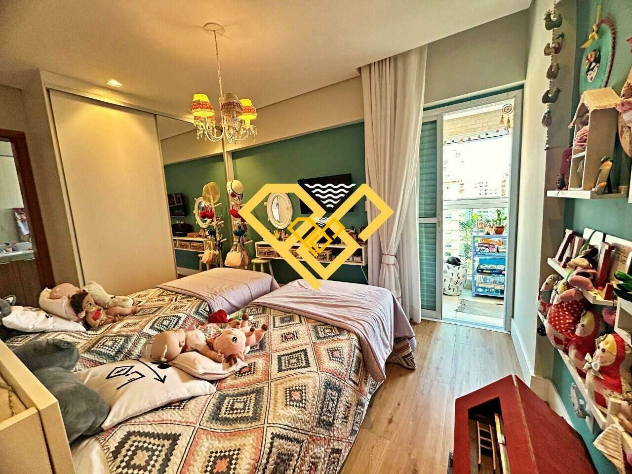 Apartamento à venda no Gonzaga: Dormitório 3 - suíte