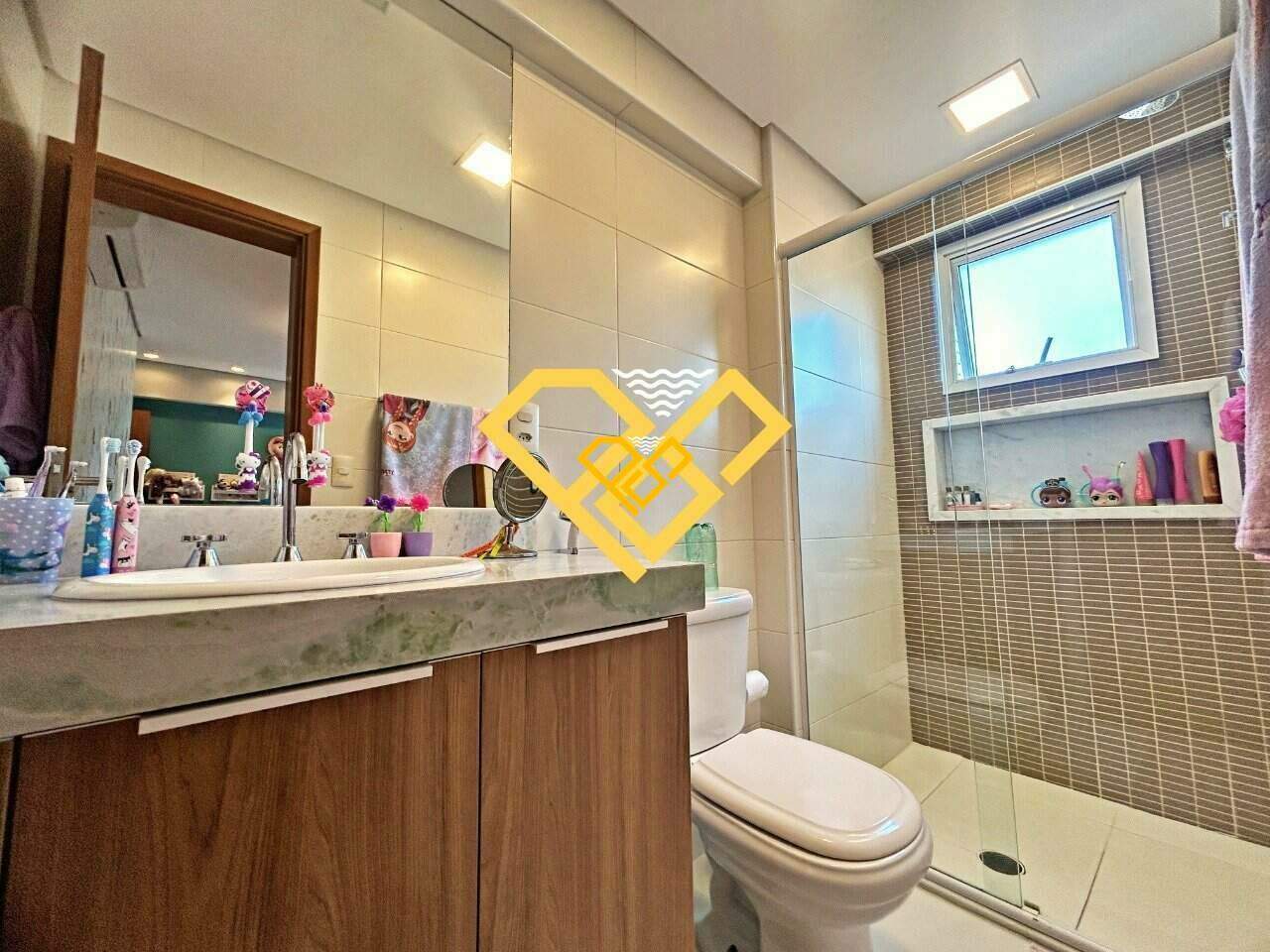 Apartamento à venda no Gonzaga: Wc suíte 3