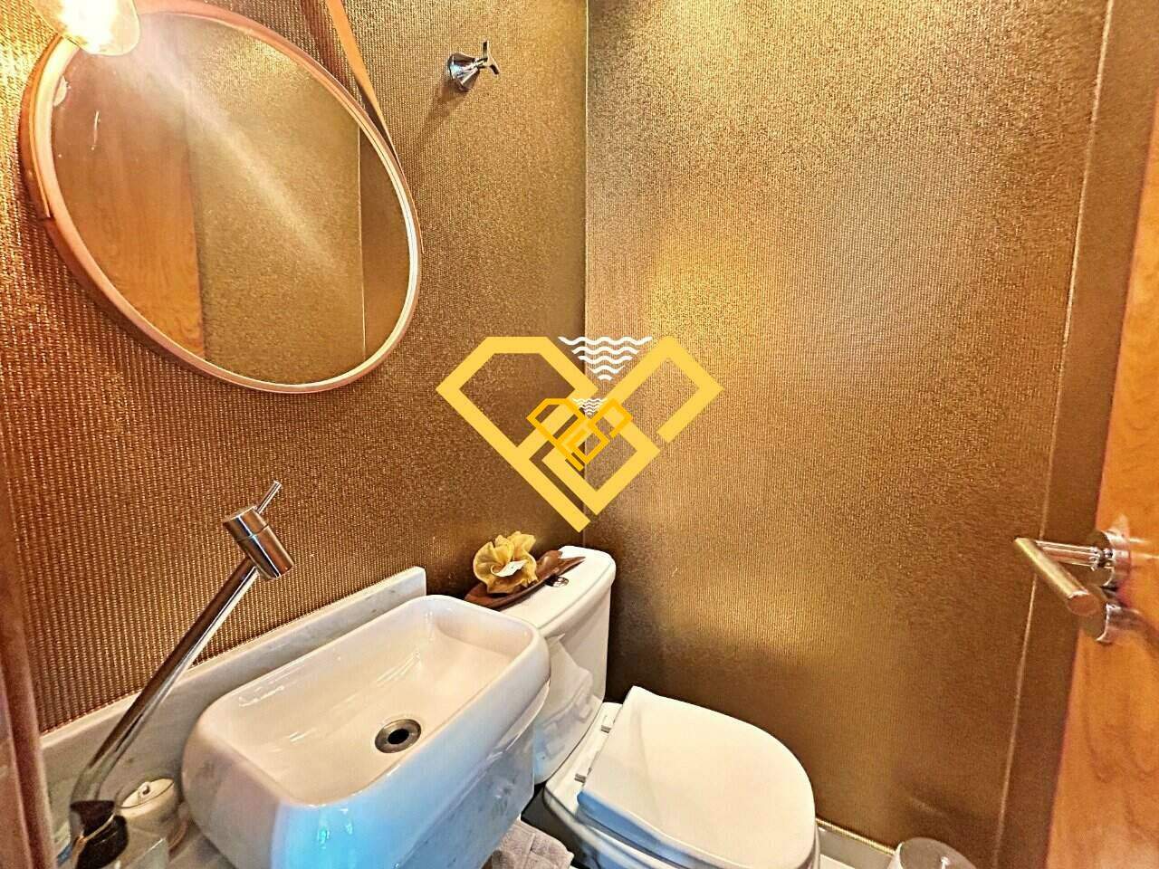 Apartamento à venda no Gonzaga: Lavabo