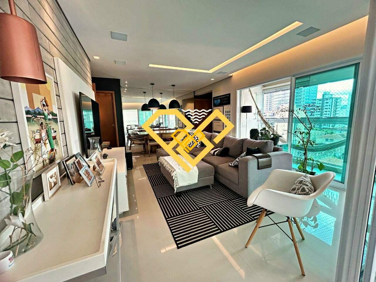 Apartamento à venda no Gonzaga: Sala