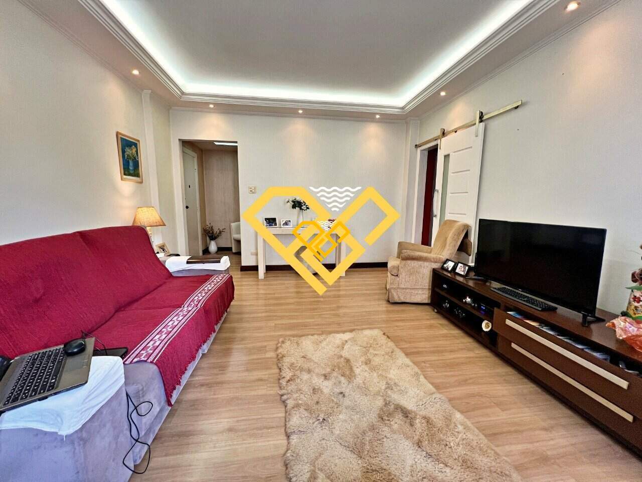 Apartamento à venda no Gonzaga: Sala