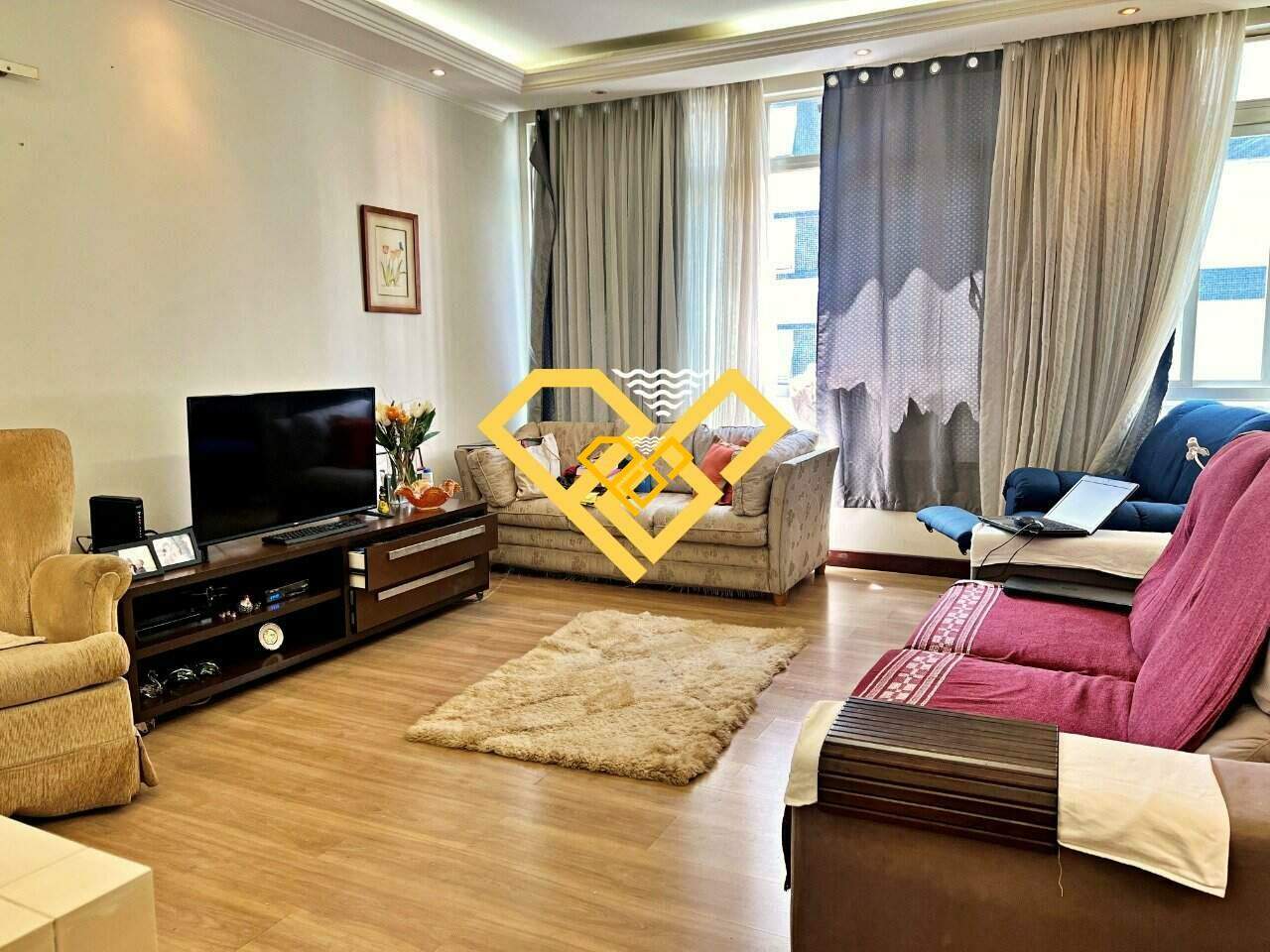 Apartamento à venda no Gonzaga: Sala