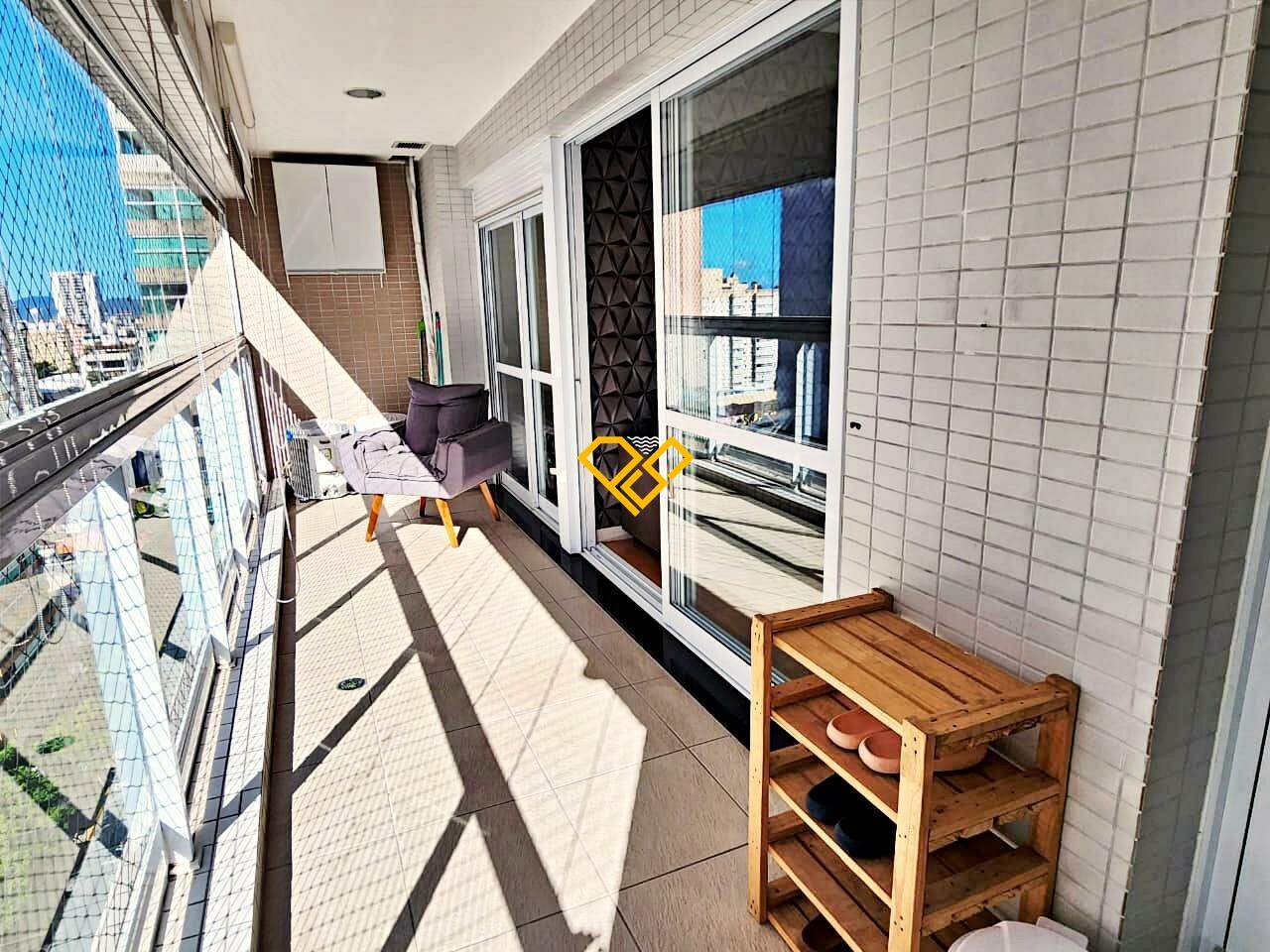 Apartamento à venda no Gonzaga: Varanda