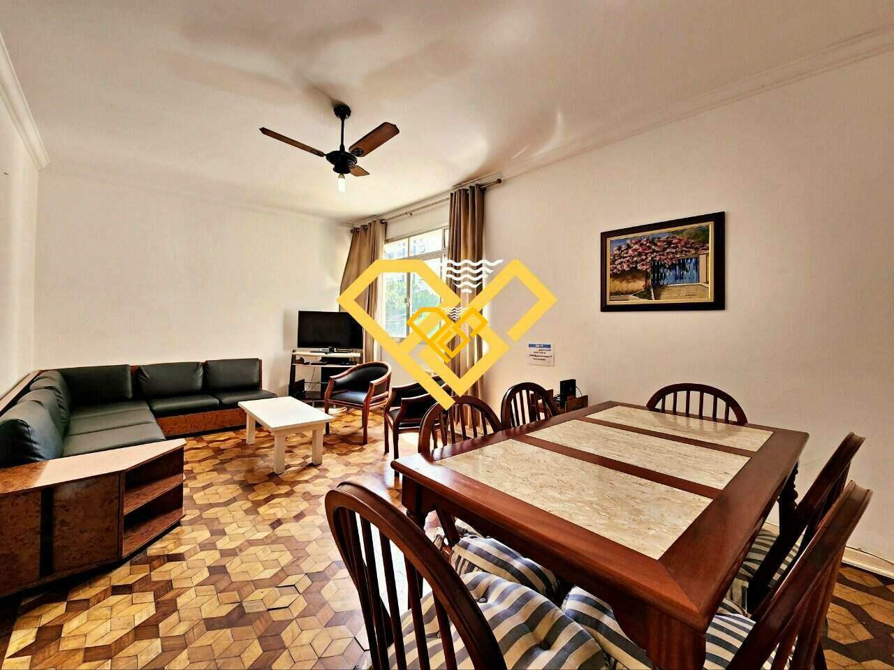 Apartamento à venda no Gonzaga: Sala