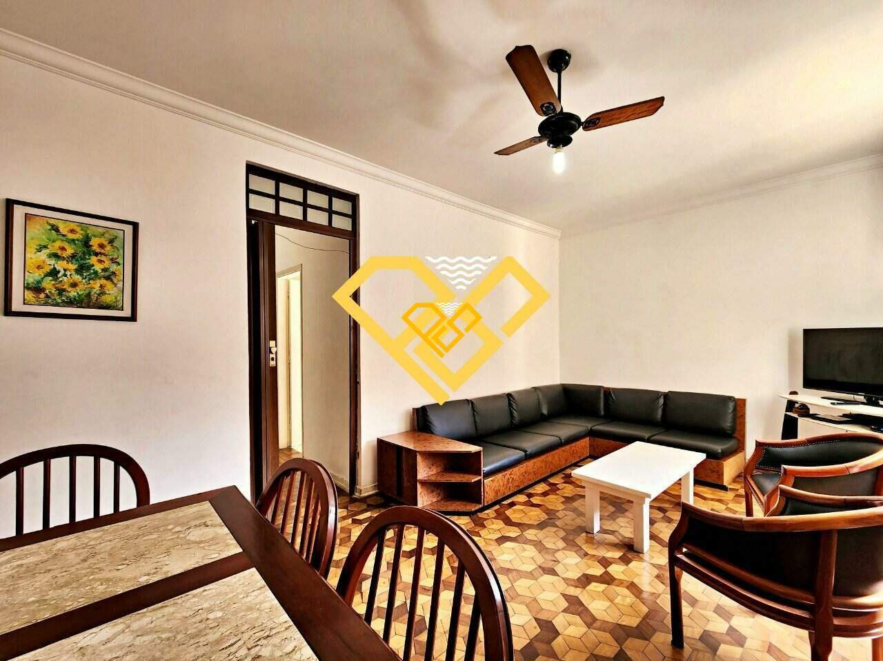 Apartamento à venda no Gonzaga: Sala
