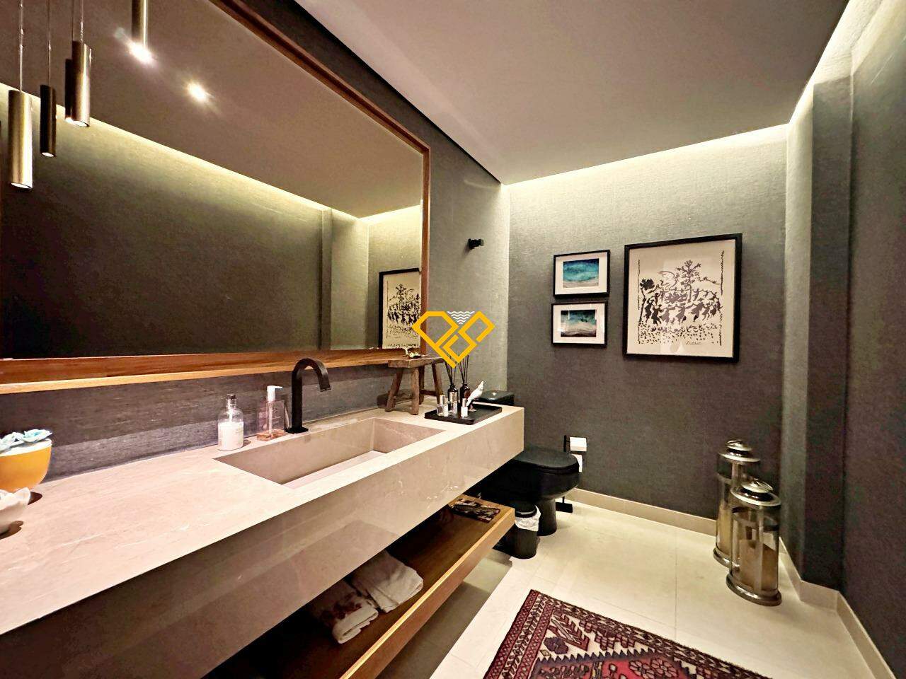 Apartamento à venda no Aparecida: Lavabo