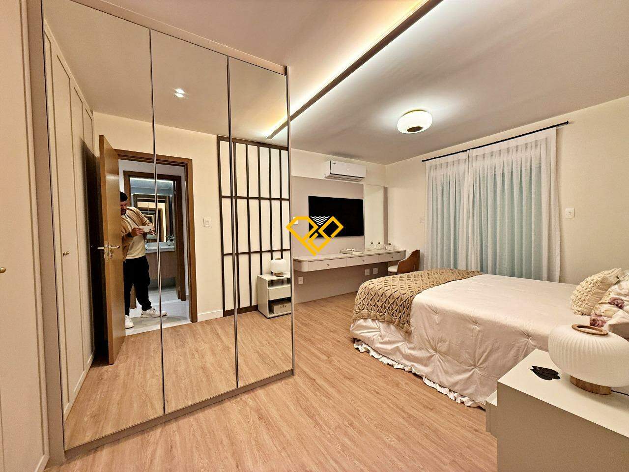 Apartamento à venda no Aparecida: Dormitório 1 - suíte