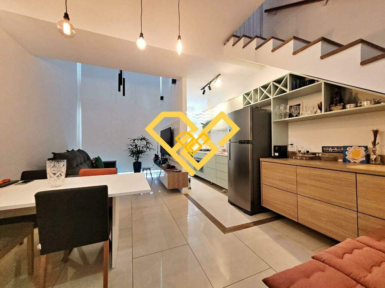 Apartamento à venda no Gonzaga: Sala