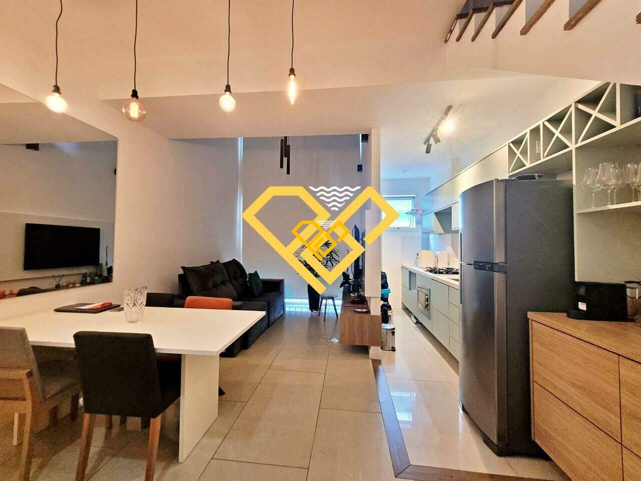 Apartamento à venda no Gonzaga: Sala