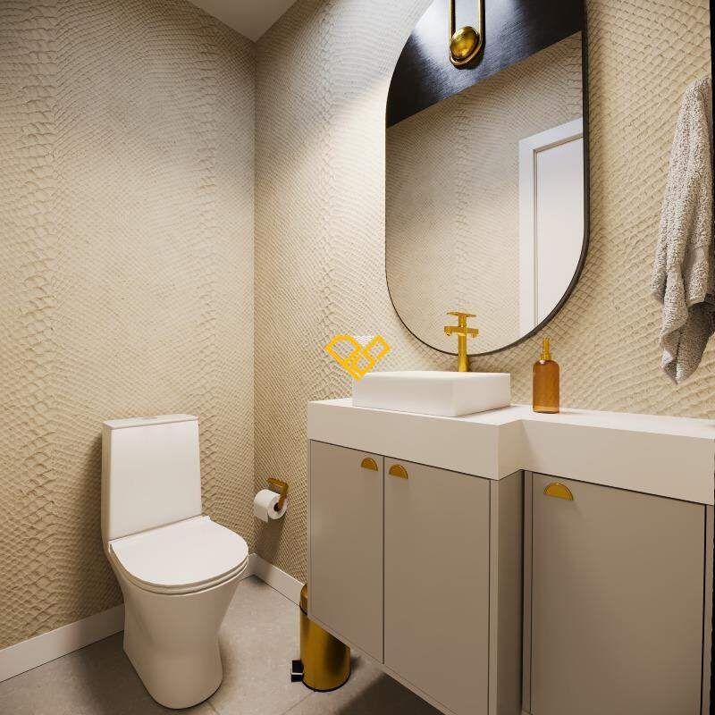 Apartamento à venda no Embaré: lavabo