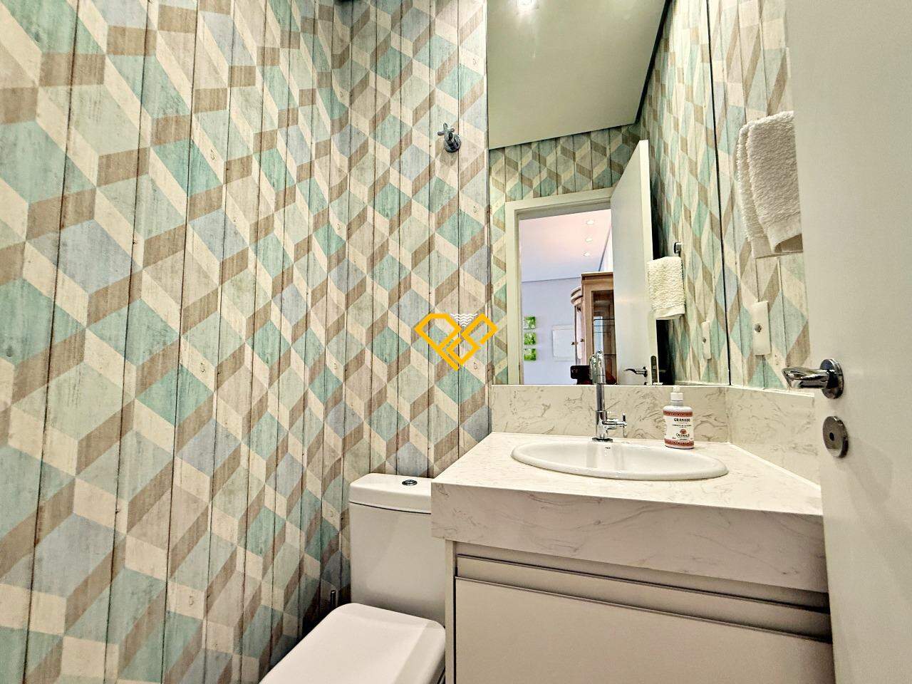 Apartamento à venda no Aparecida: Lavabo