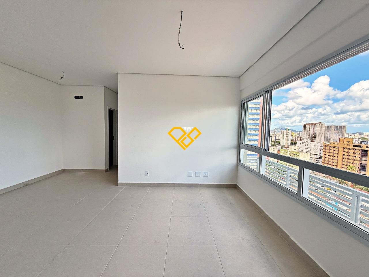 Apartamento à venda no Campo Grande: Sala integrada a cozinha