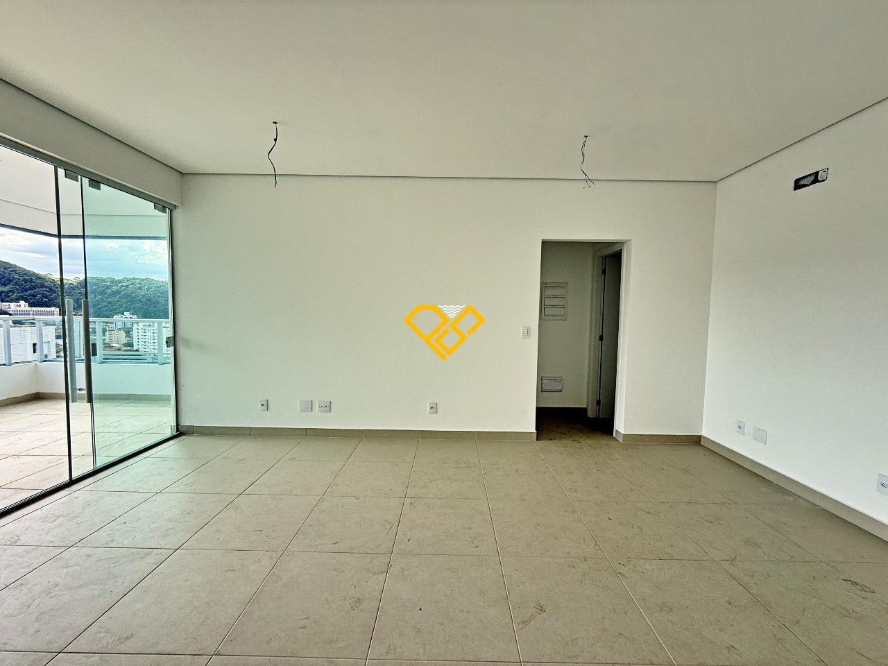 Apartamento à venda no Campo Grande: Sala e cozinha integrada