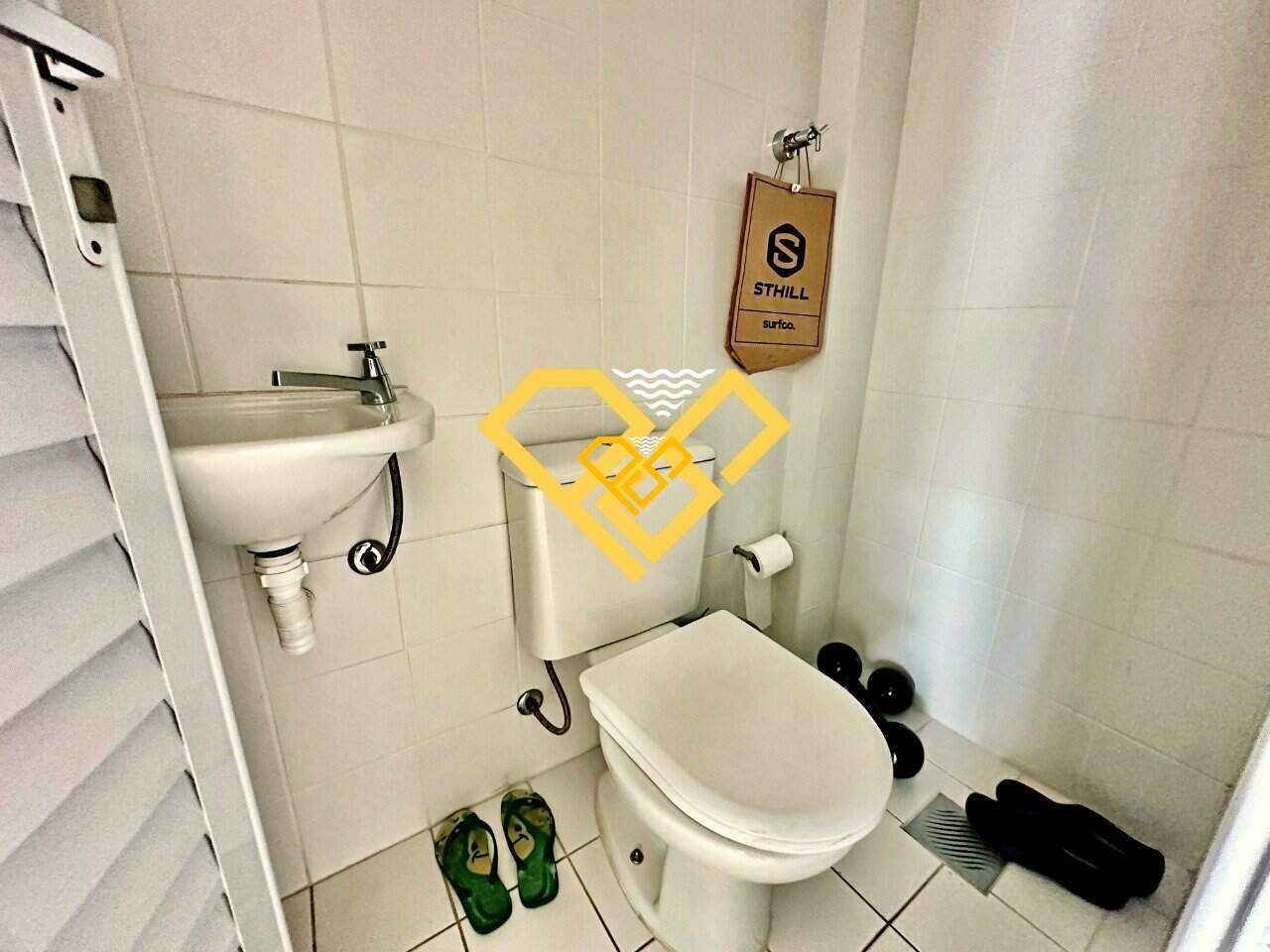 Apartamento à venda no Pompéia: Wc de serviço