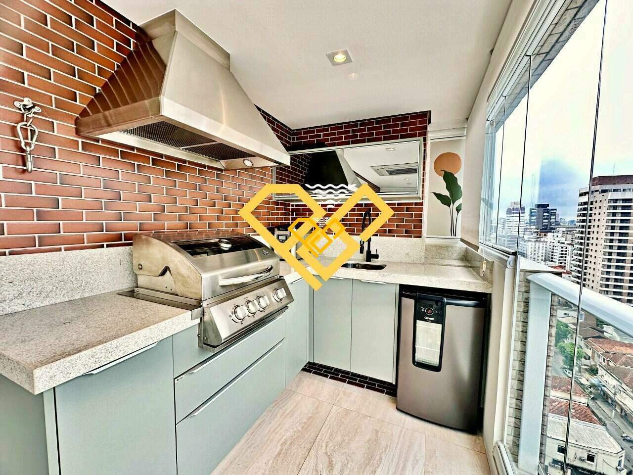 Apartamento à venda no Pompéia: Varanda gourmet