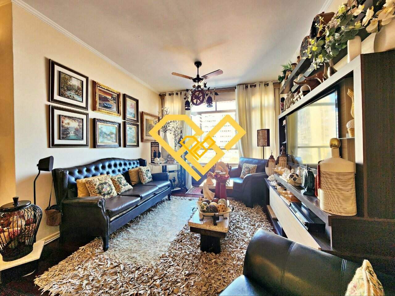 Apartamento à venda no Gonzaga: Sala