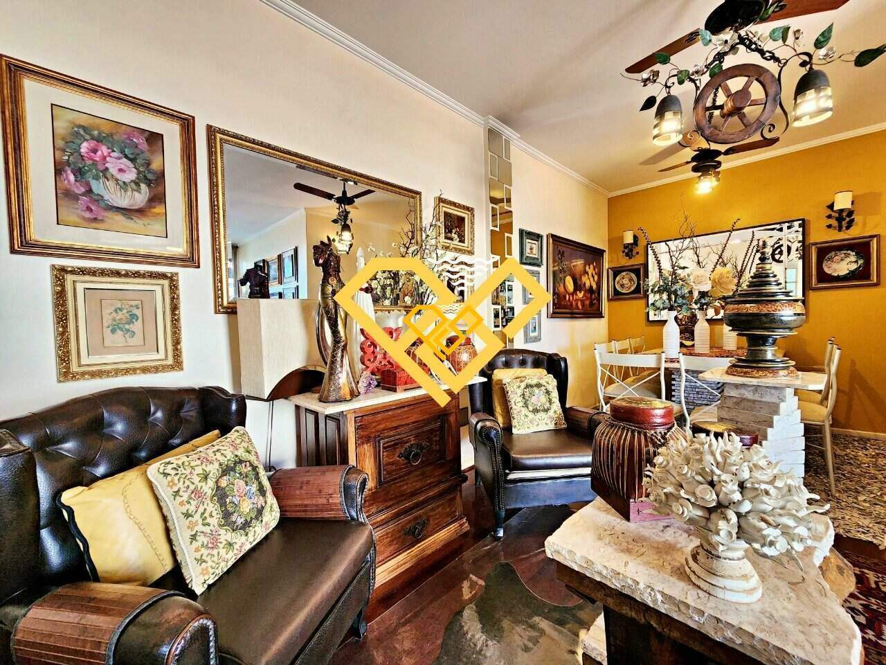 Apartamento à venda no Gonzaga: Sala