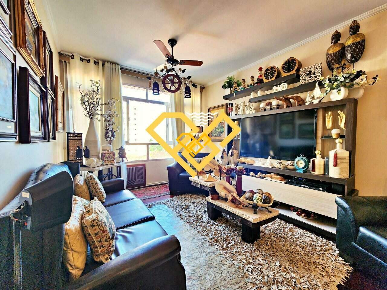 Apartamento à venda no Gonzaga: Sala