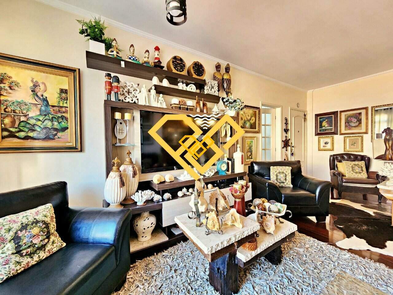 Apartamento à venda no Gonzaga: Sala