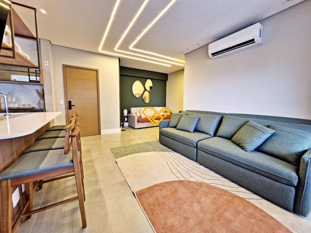 Apartamento à venda no Gonzaga: Sala