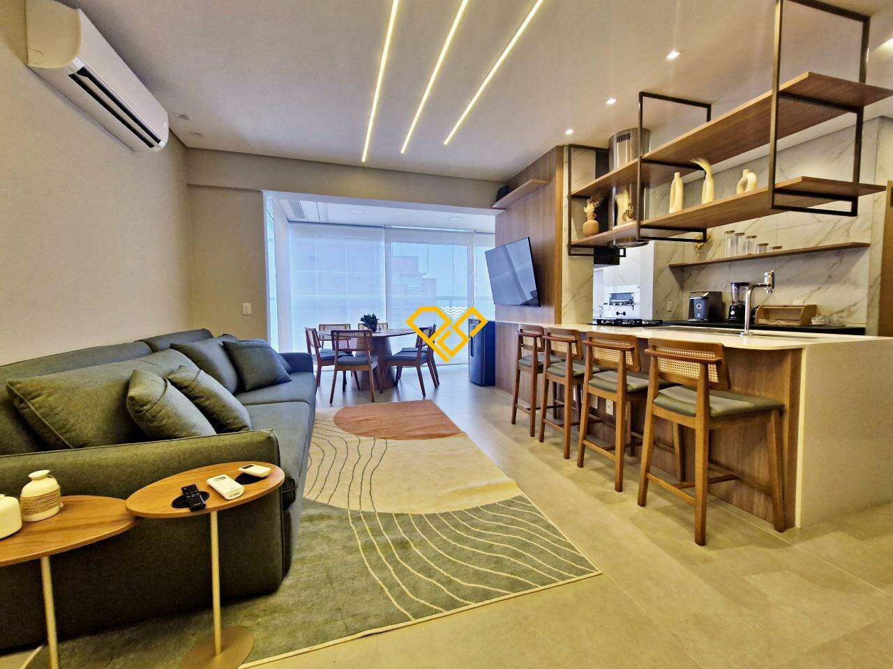 Apartamento à venda no Gonzaga: Sala