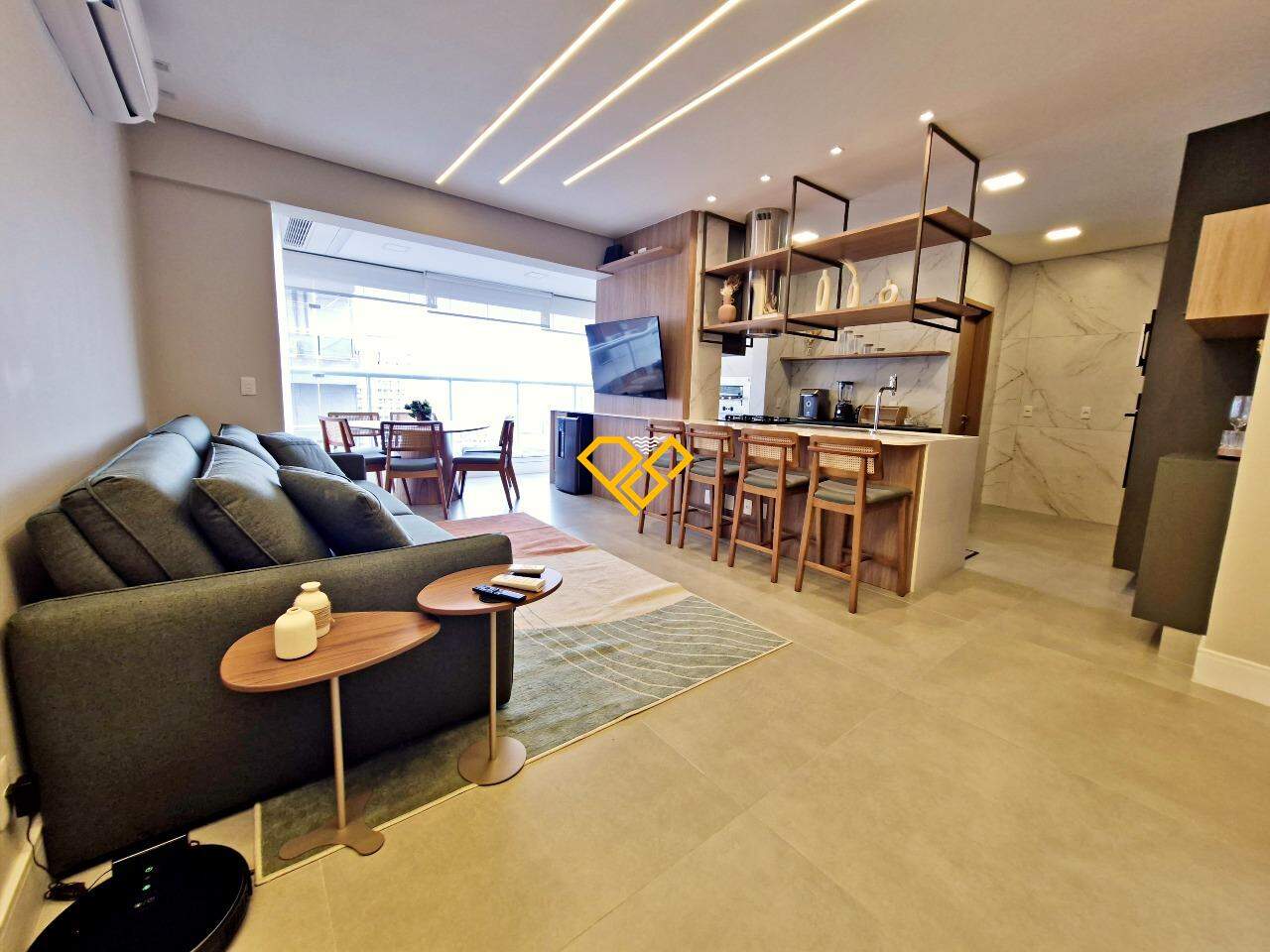 Apartamento à venda no Gonzaga: Sala