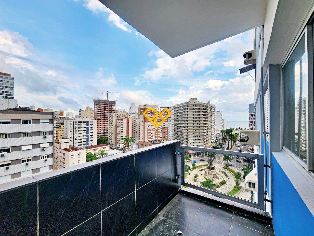 Apartamento à venda no Gonzaga: Varanda