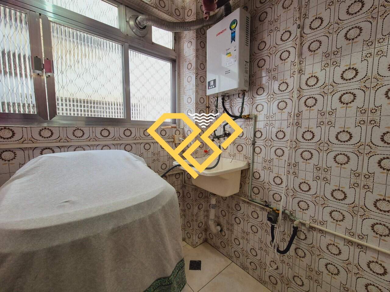 Apartamento à venda no José Menino: Área de serviço